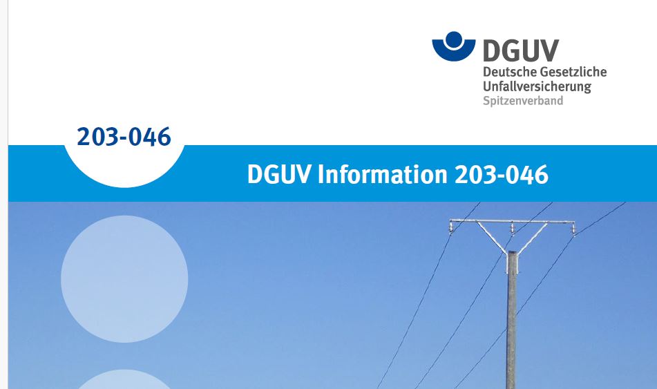DGUV Information 203-046: Umgang mit Holzmasten
