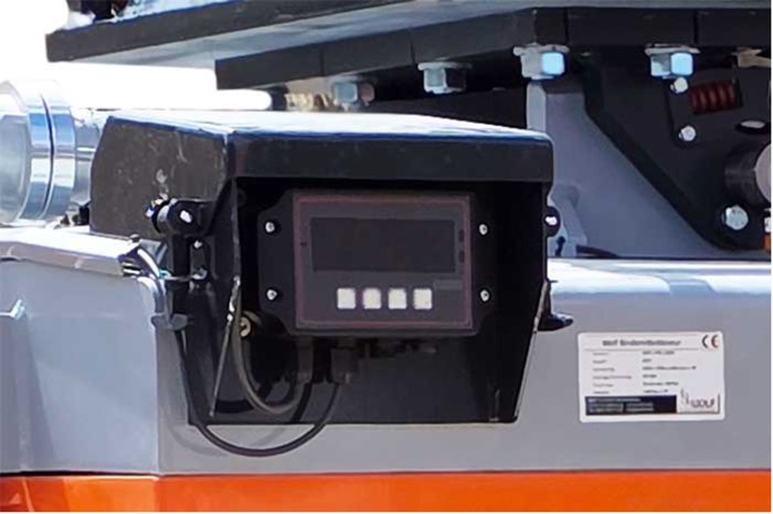 Wiegeeinheit mit Display
