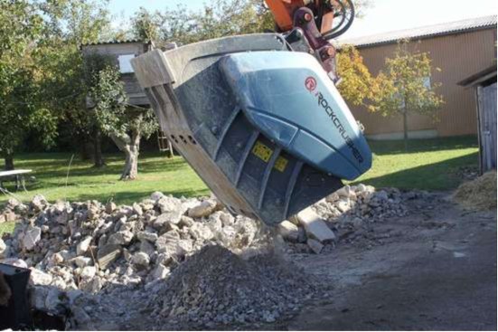 Rockcrusher im Abbruch