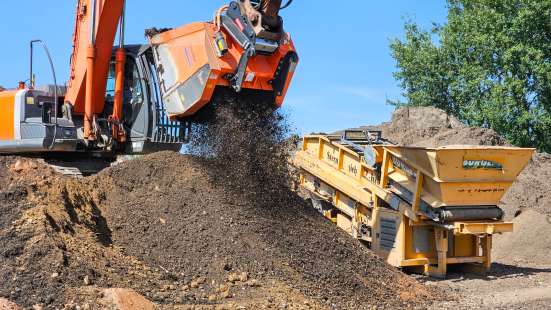 Terra-Star Powerline am Großbagger